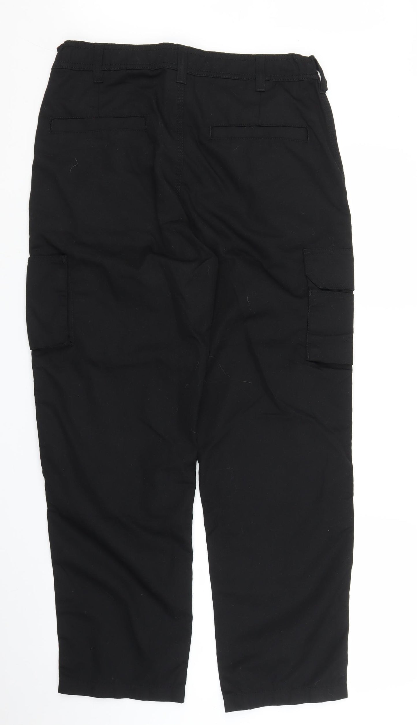 Orn Womens Black   Carpenter Trousers Size 12 L27 in