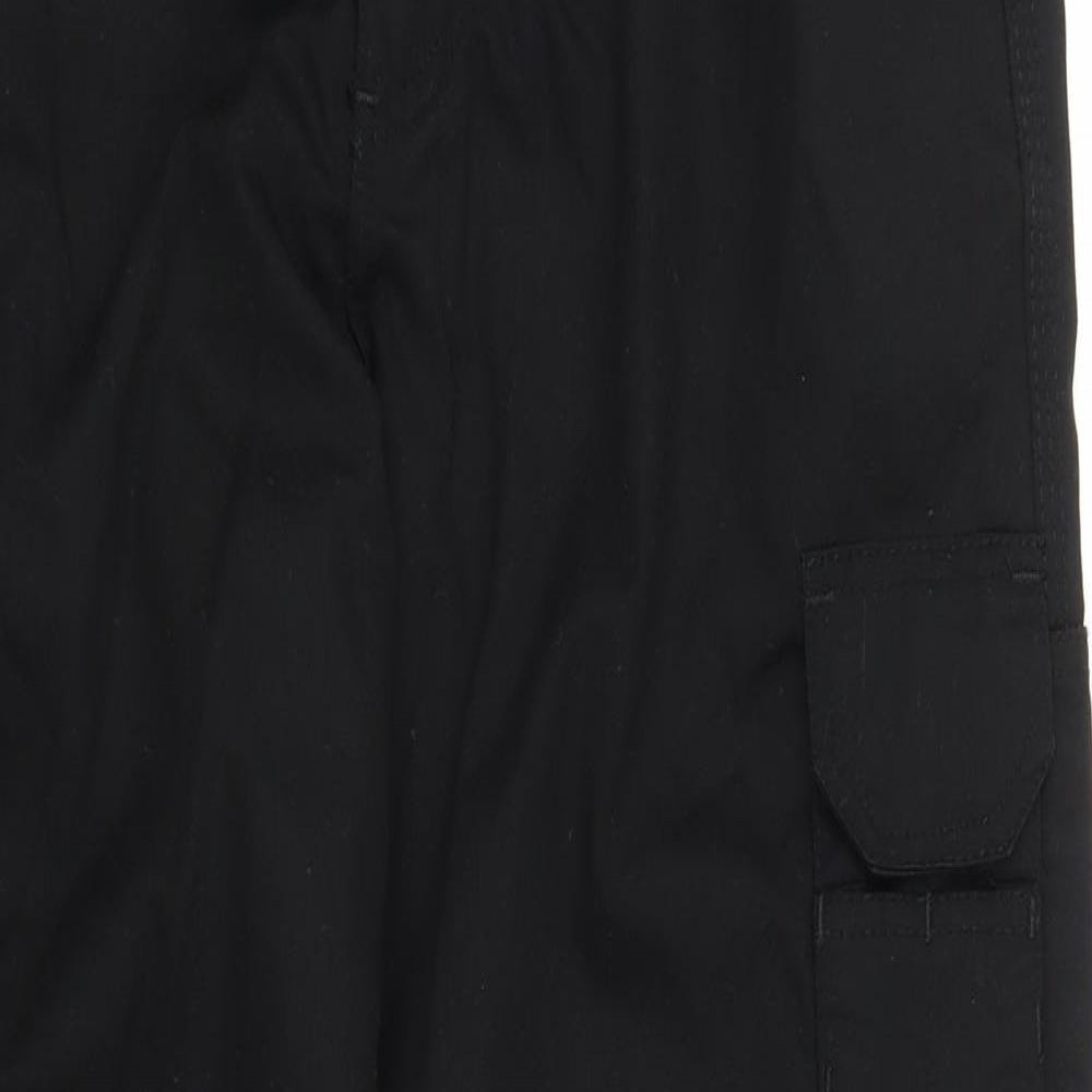Orn Womens Black   Carpenter Trousers Size 12 L27 in