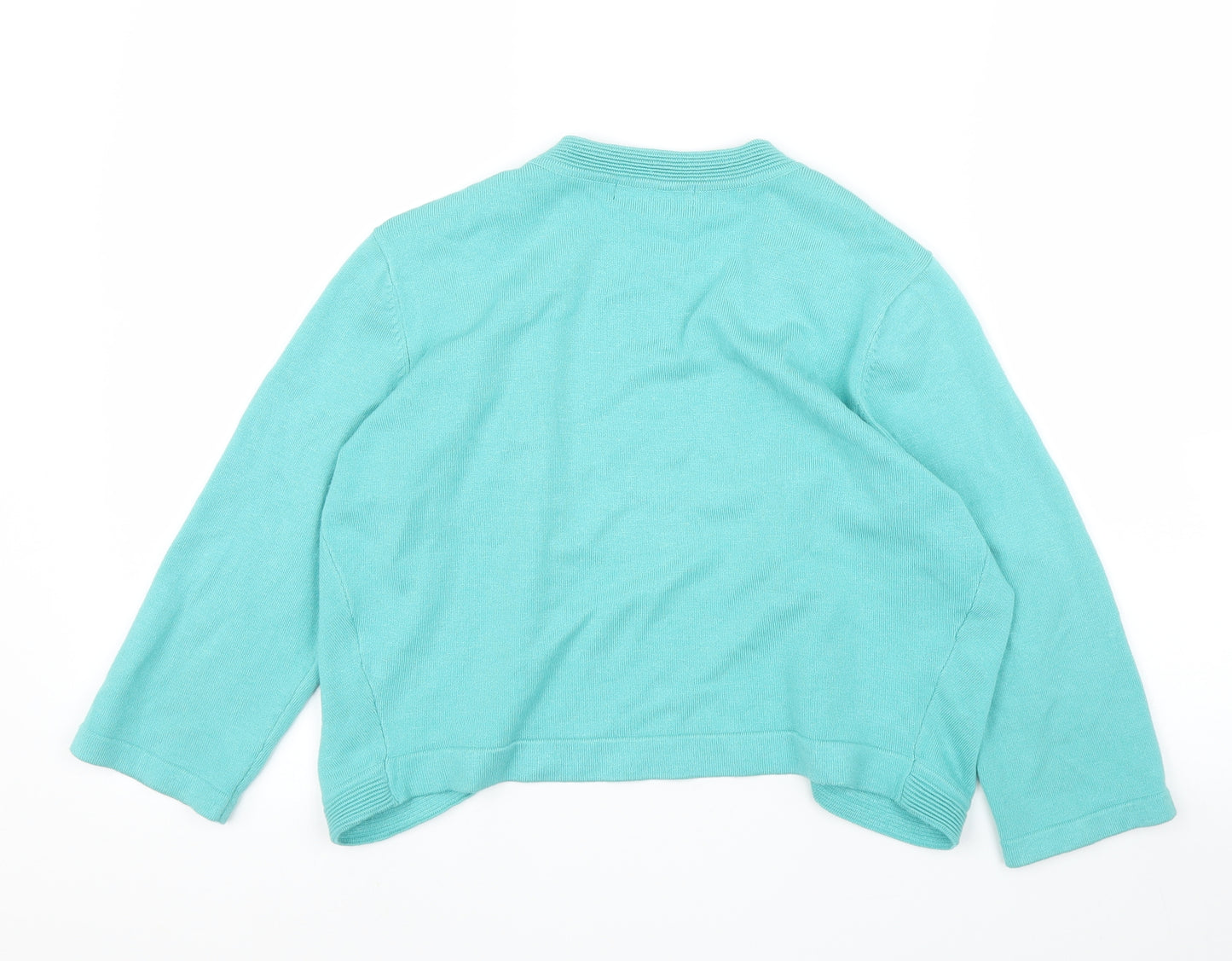 BM Womens Green   Cardigan Jumper Size S