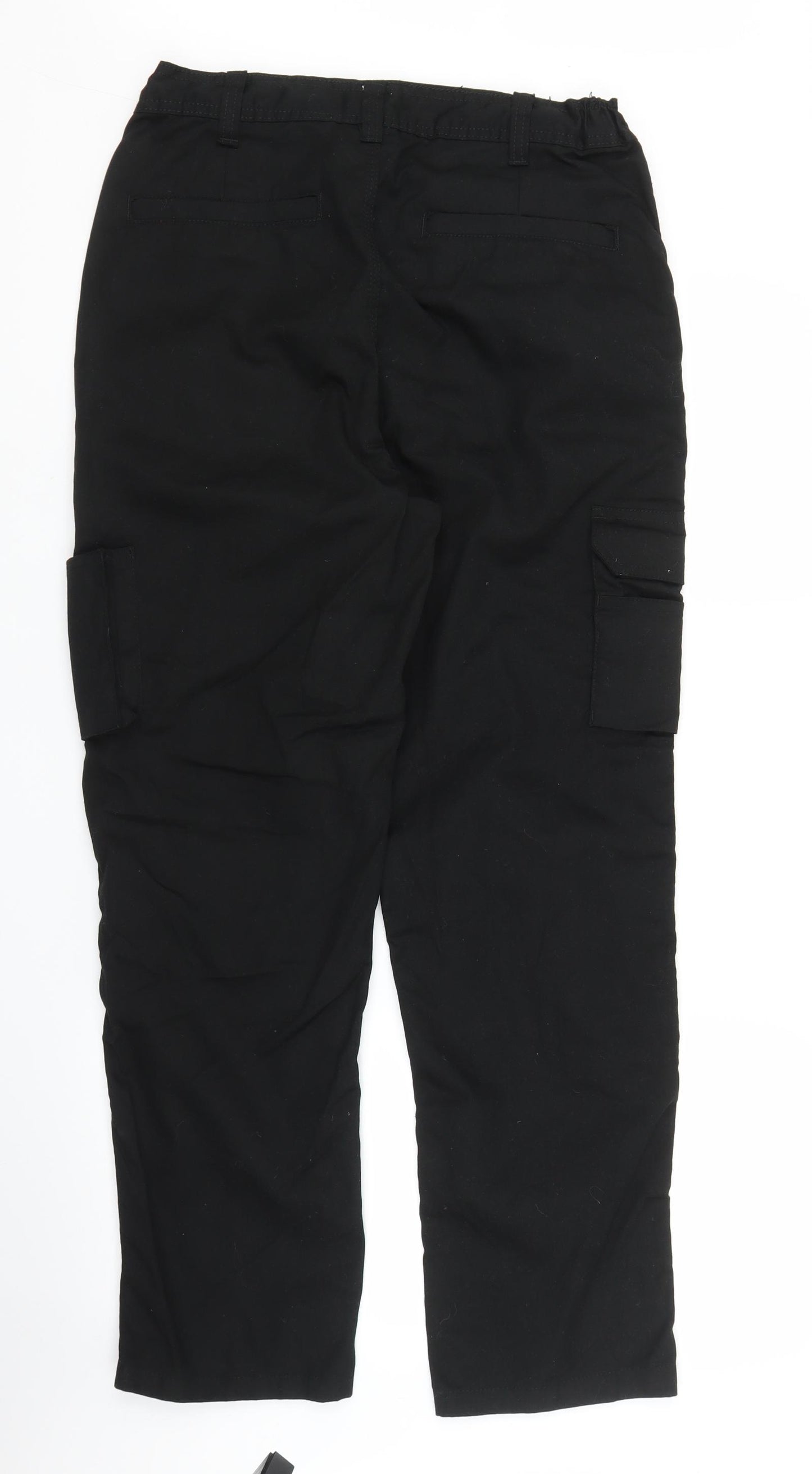 Orn Womens Black   Cargo Trousers Size 12 L28 in