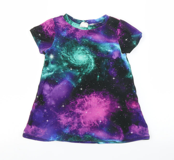 Mini Mashers Girls Purple   A-Line  Size 12 Months