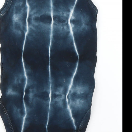 George Baby Blue Tie Dye  Babygrow One-Piece Size 12-18 Months