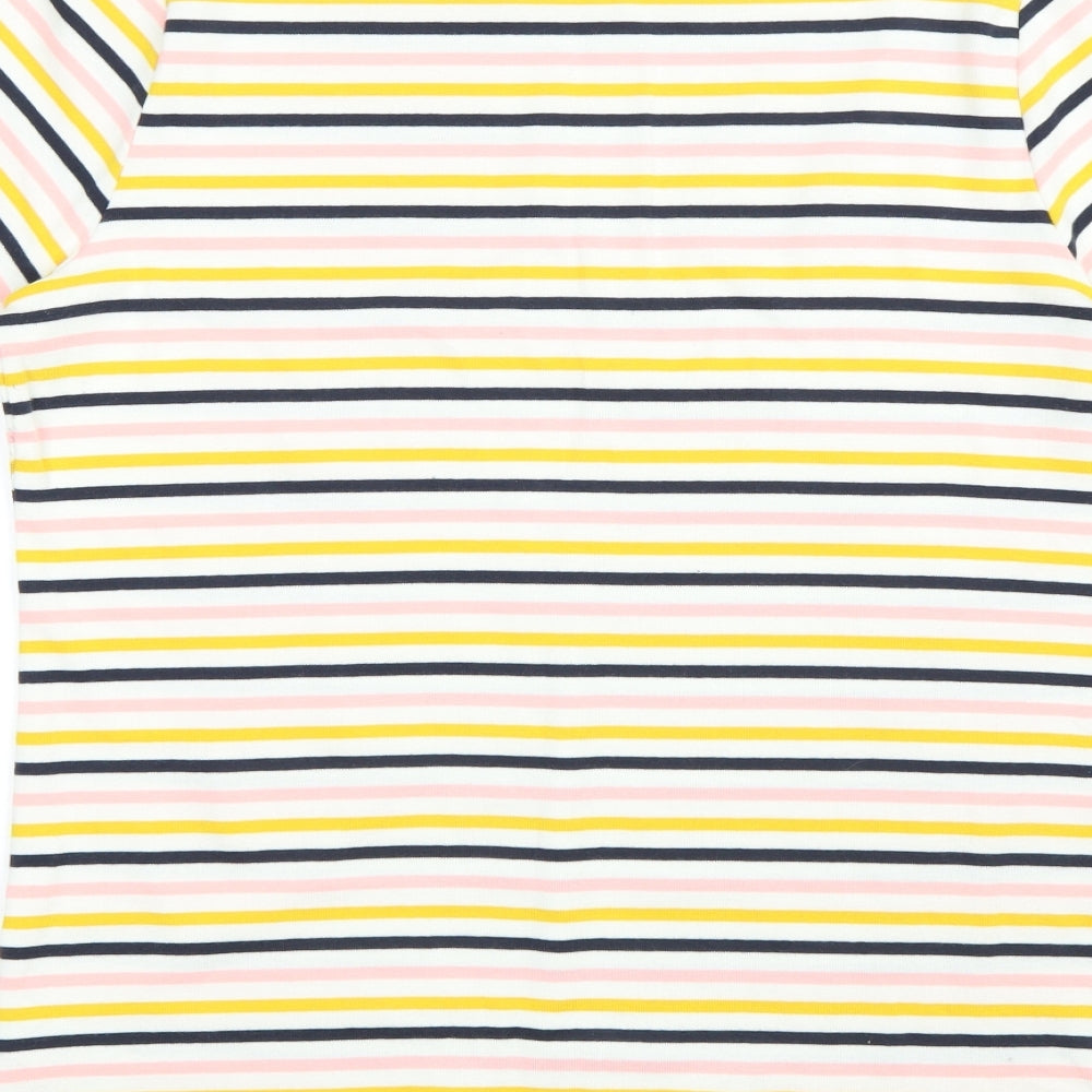 F&F Womens Multicoloured Striped  Basic T-Shirt Size 14