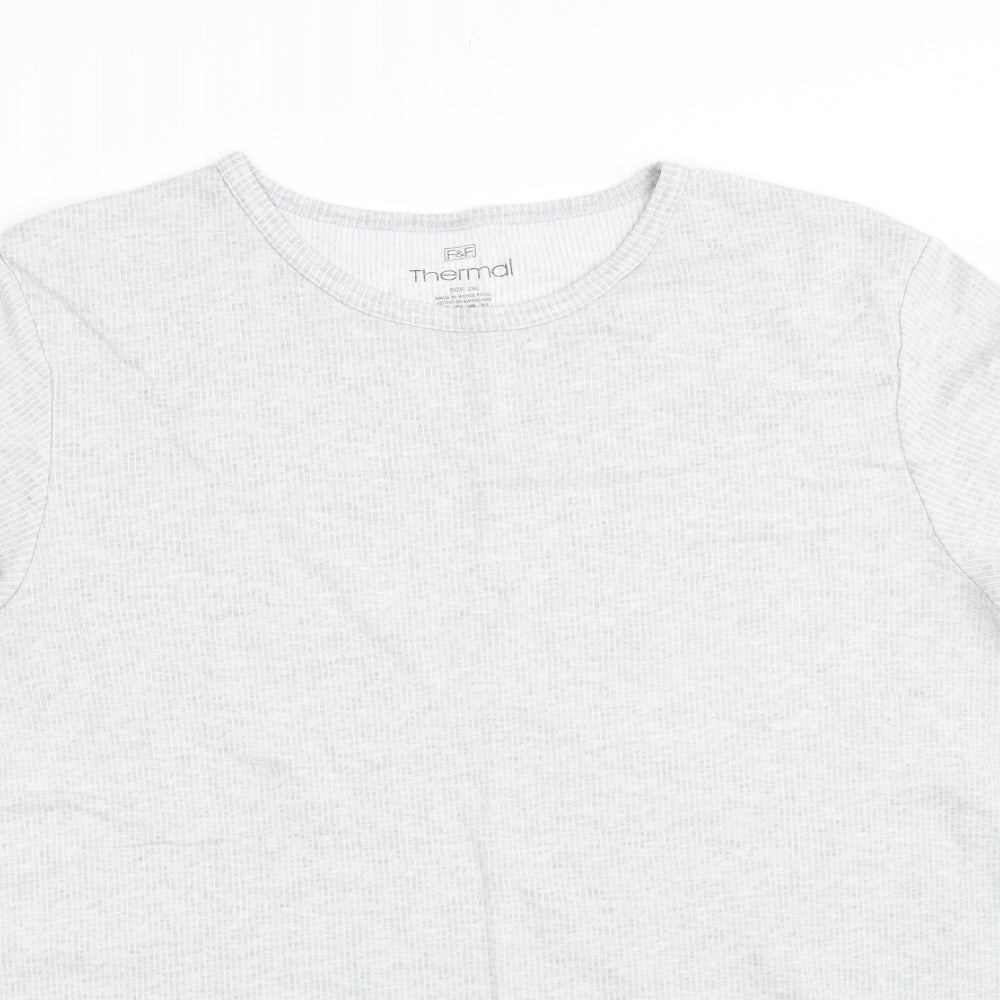 F&F Mens Grey    T-Shirt Size 2XL