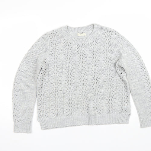 Papaya Womens Grey   Pullover Jumper Size M