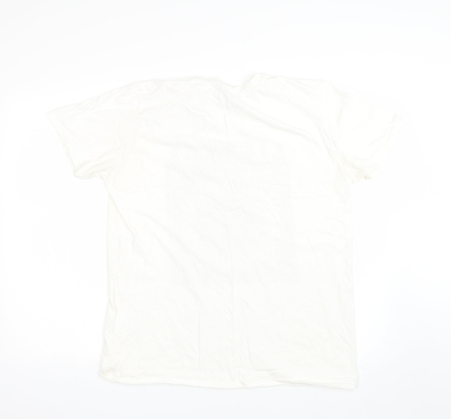 Nastygal Womens White   Basic T-Shirt Size L