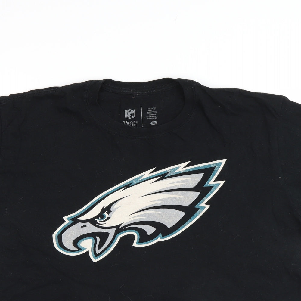 NFL  Mens Black    T-Shirt Size XL  - NFL Eagles