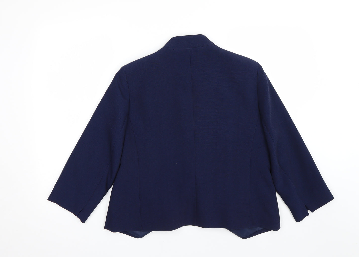 EDIT Womens Blue   Jacket Blazer Size 14