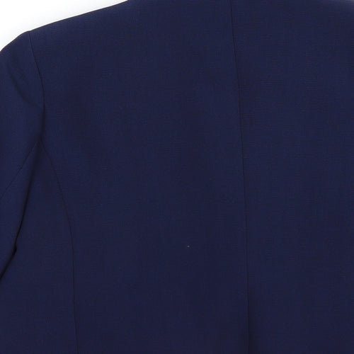 EDIT Womens Blue   Jacket Blazer Size 14