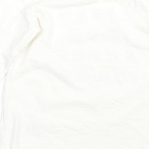 NEXT Girls White   Basic T-Shirt Size 10 Years