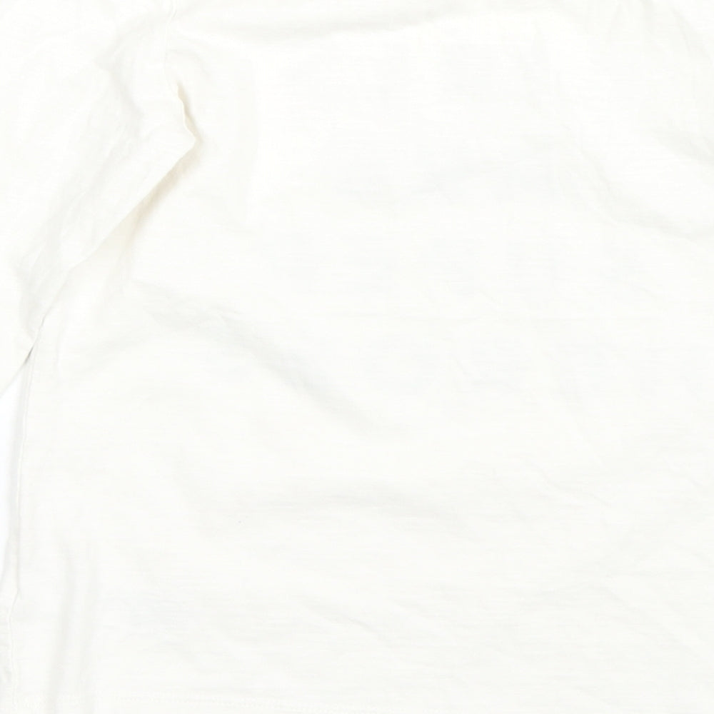 NEXT Girls White   Basic T-Shirt Size 10 Years