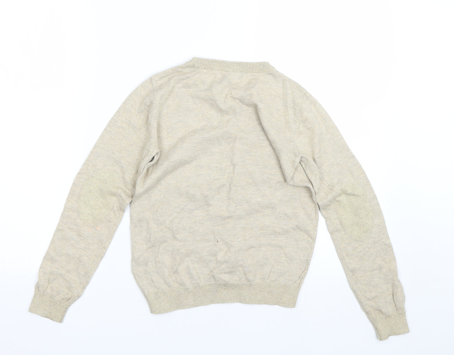 TU Girls Brown   Pullover Jumper Size 9 Years  - Dog