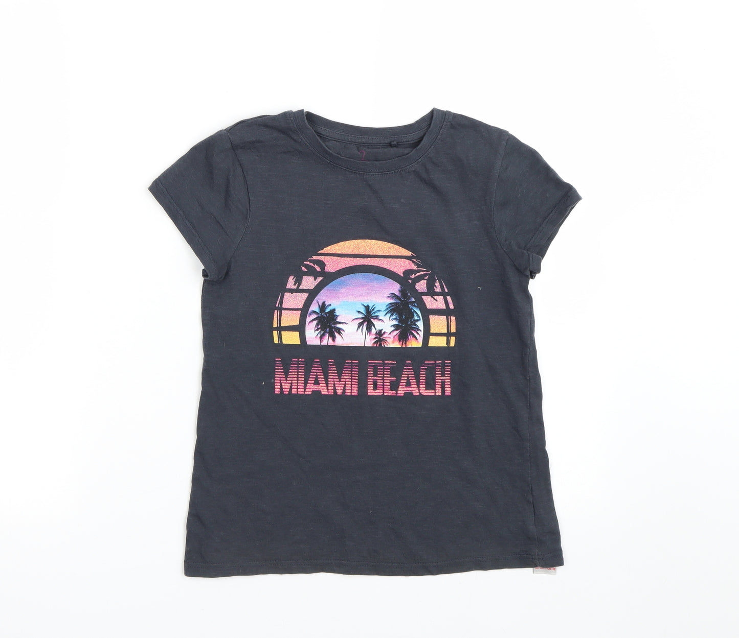 NEXT Girls Blue   Basic T-Shirt Size 10 Years  - Summer