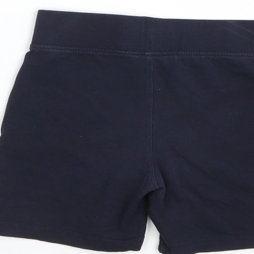 Matalan Girls Blue   Compression Shorts Size 7 Years - School uniform