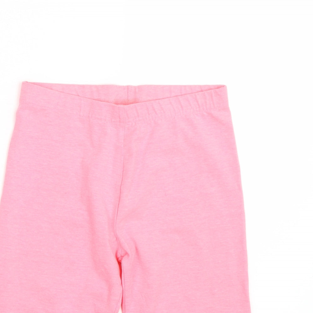 NEXT Girls Pink   Cropped Trousers Size 10 Years