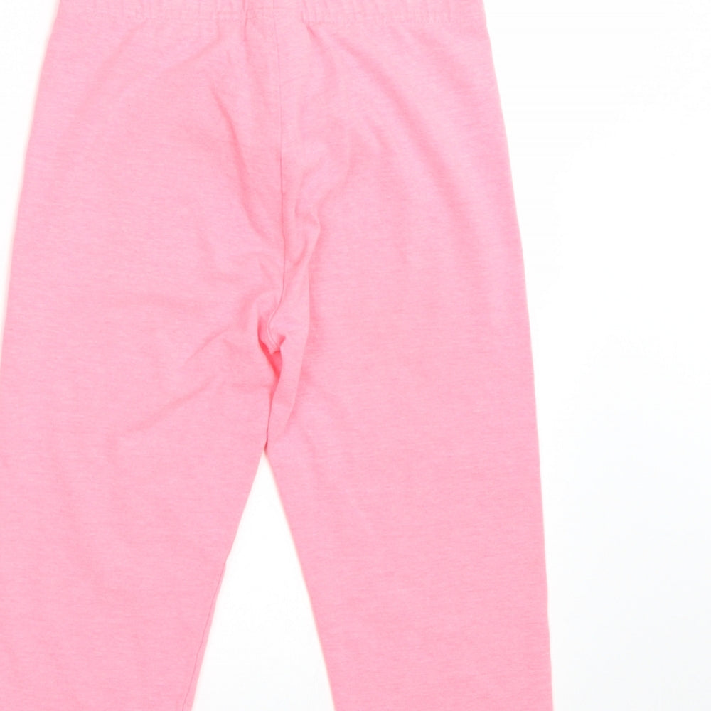 NEXT Girls Pink   Cropped Trousers Size 10 Years