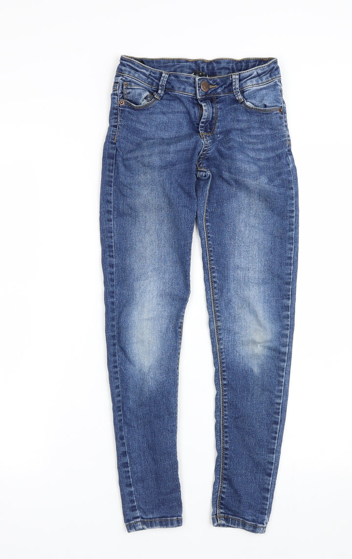 Candy Couture Girls Blue  Denim Skinny Jeans Size 9 Years