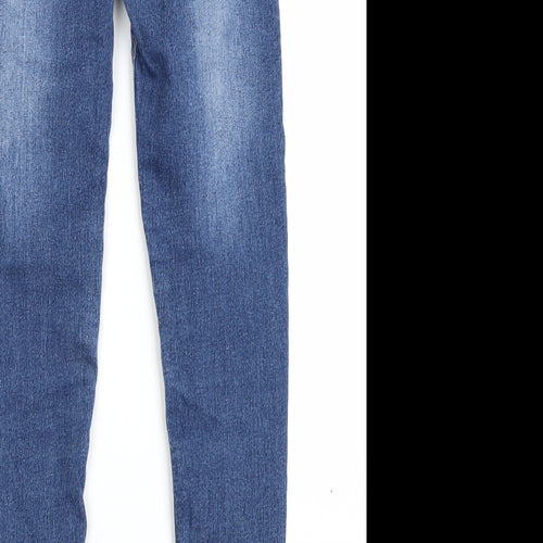 Candy Couture Girls Blue  Denim Skinny Jeans Size 9 Years