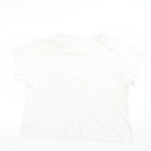 Love to lounge Womens White   Top Pyjama Top Size XL