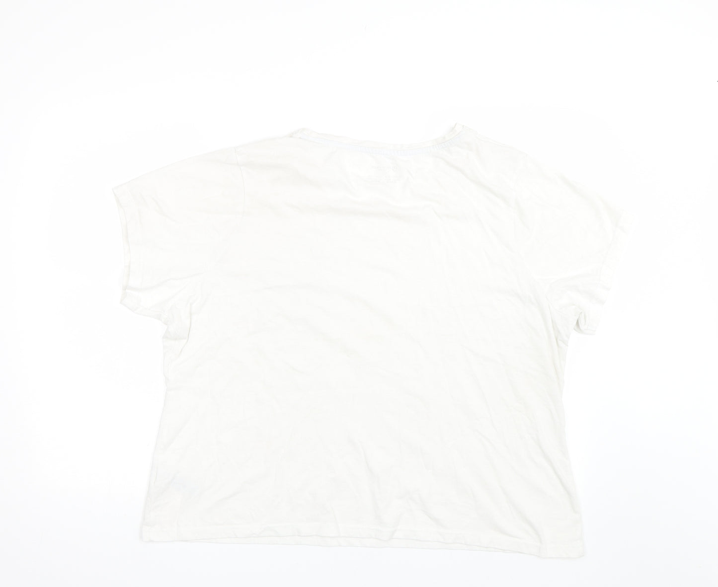 Love to lounge Womens White   Top Pyjama Top Size XL