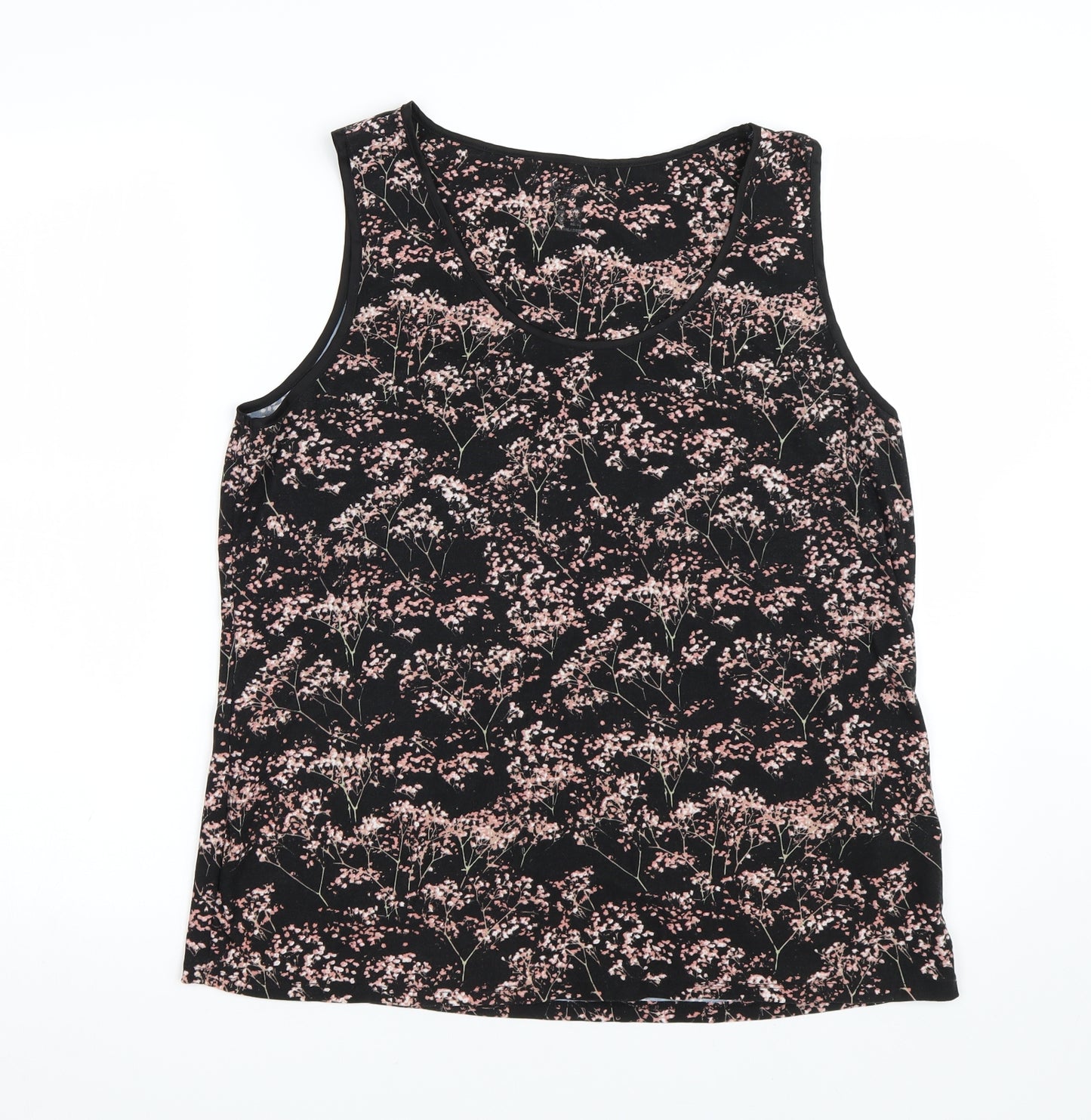 Love to lounge Womens Black Floral  Top Pyjama Top Size L