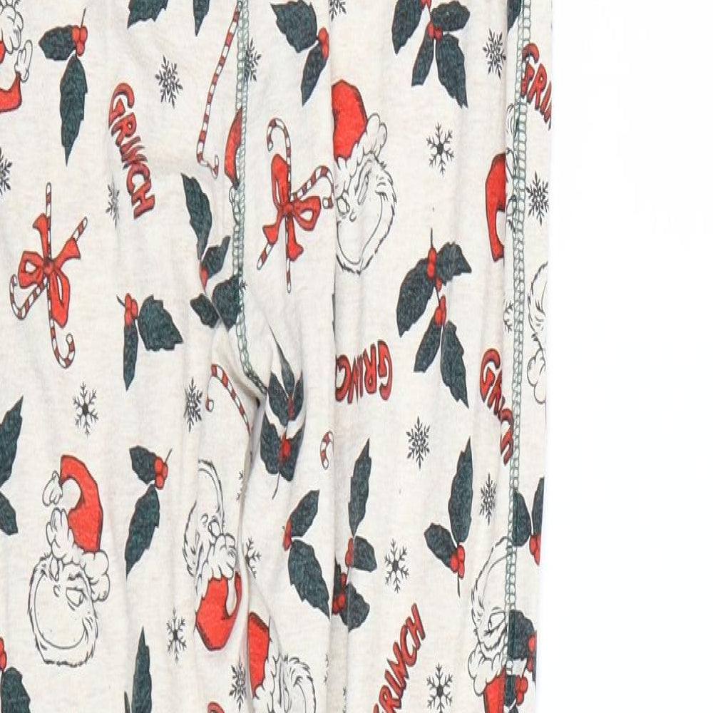 Primark Womens Beige   Cami Pyjama Pants Size XS  - The Grinch