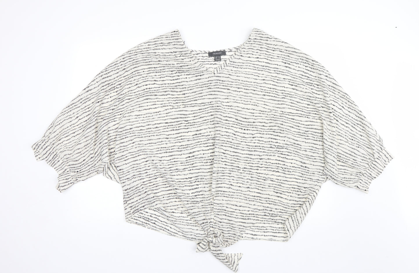 Primark Womens White Polka Dot  Basic Blouse Size 20