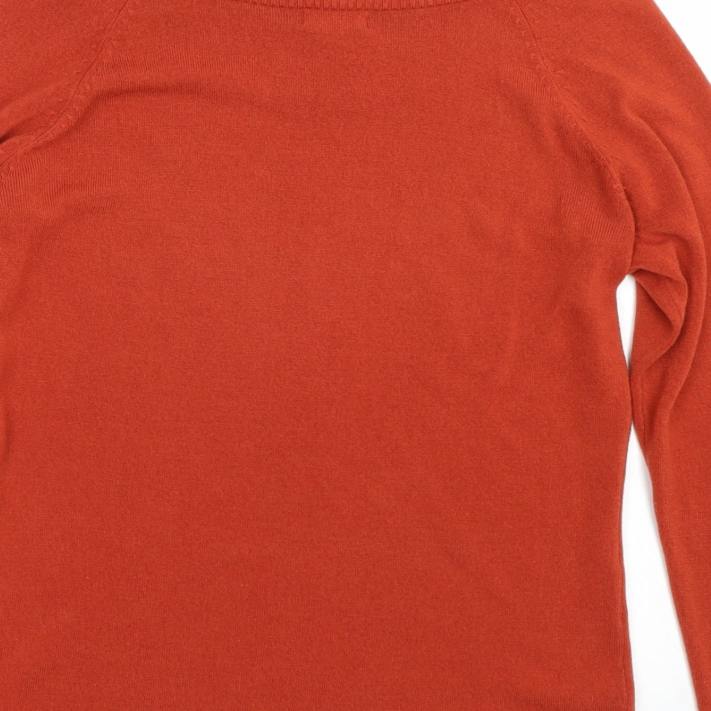 F&F Womens Orange   Pullover Jumper Size 16