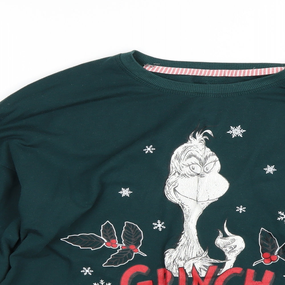 Primark Girls Green   Top Pyjama Top Size XS  - The Grinch