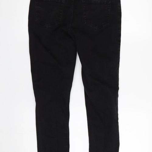 New Look Womens Black  Denim Skinny Jeans Size 12 L26 in