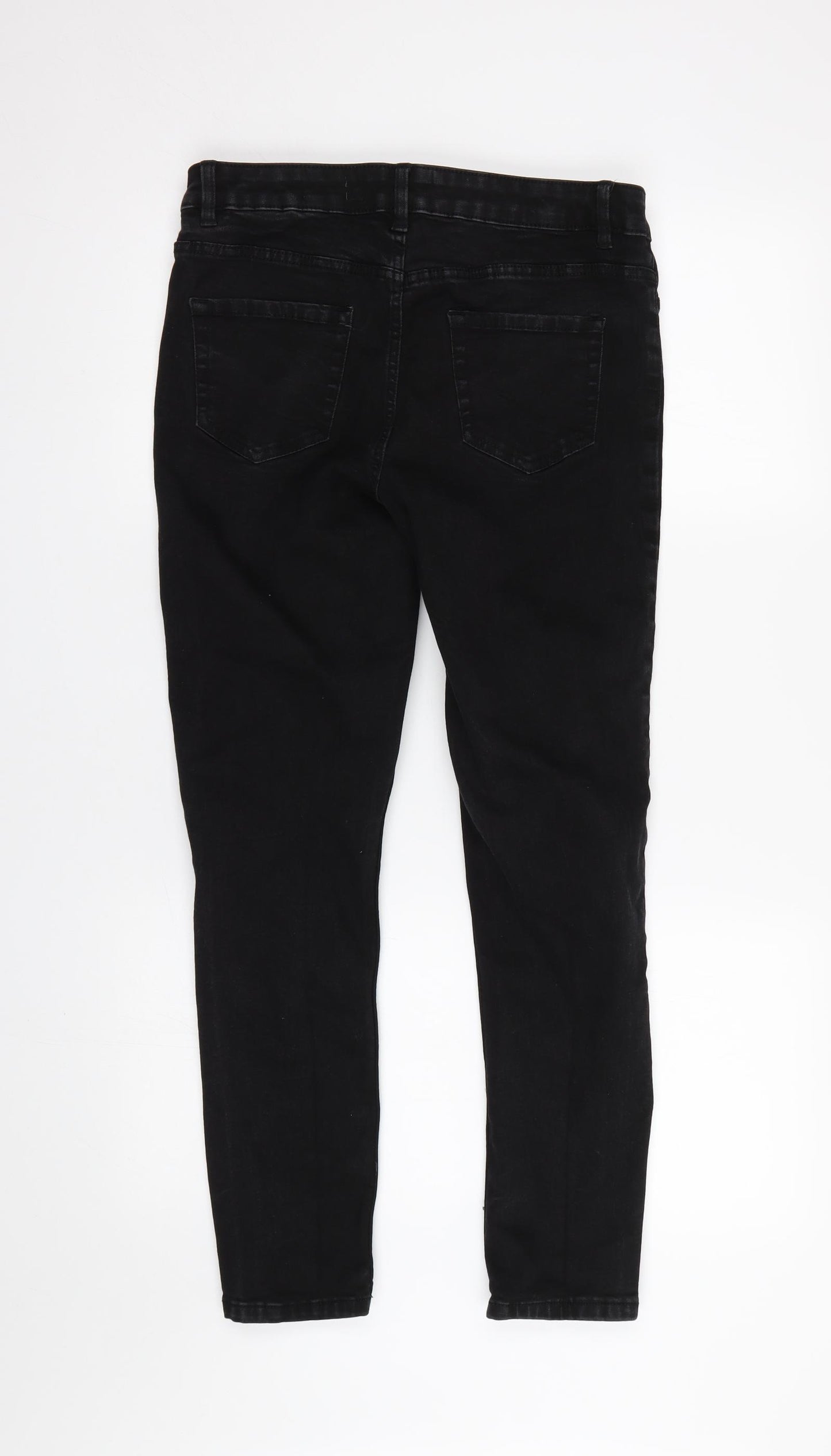 New Look Womens Black  Denim Skinny Jeans Size 12 L26 in