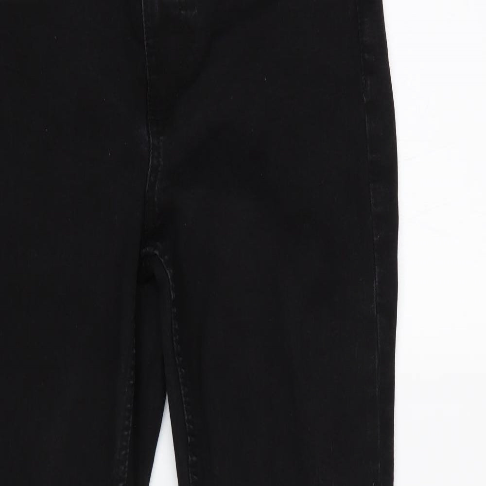 New Look Womens Black  Denim Skinny Jeans Size 12 L26 in
