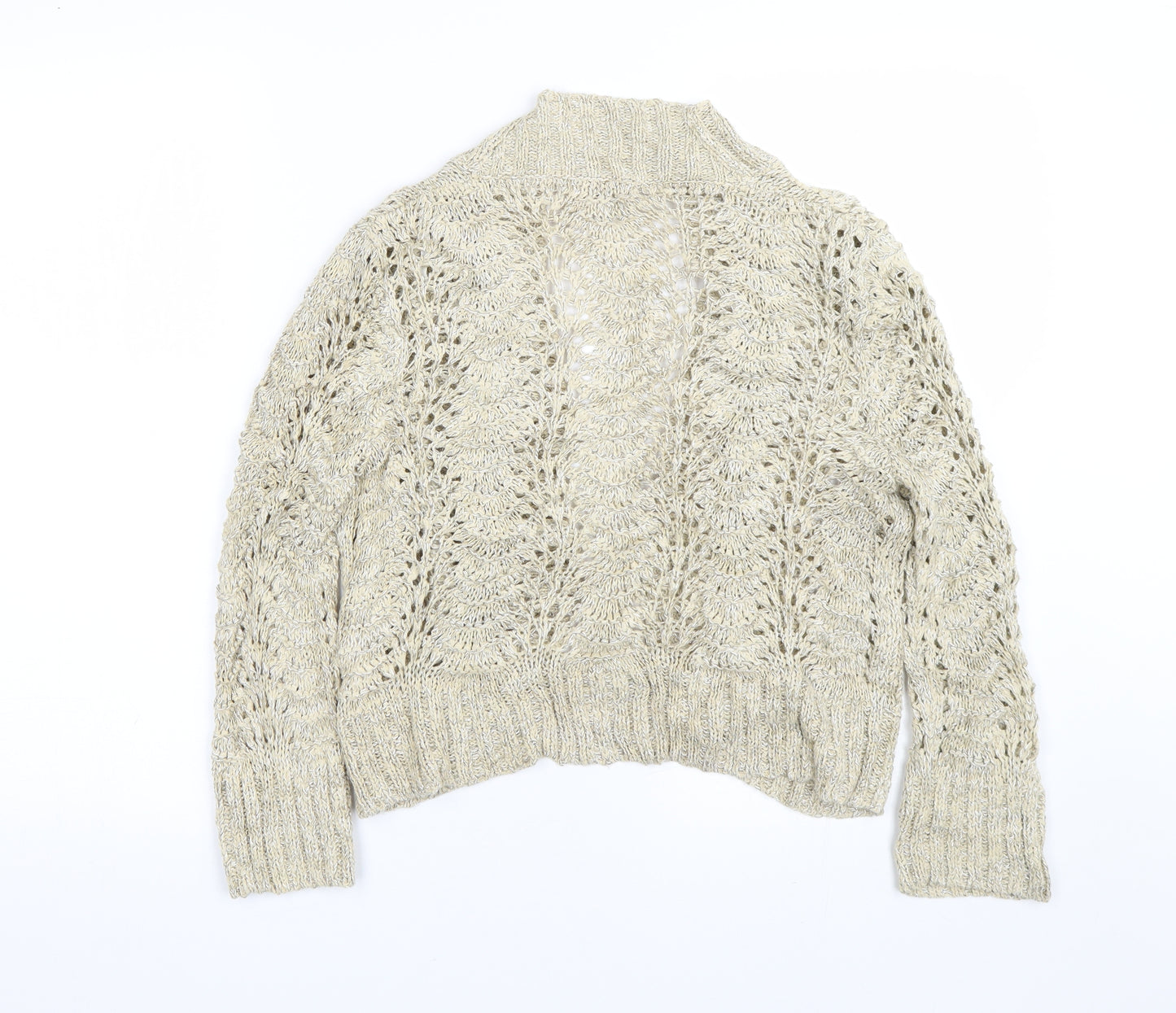 TU Womens Gold   Cardigan Jumper Size 14