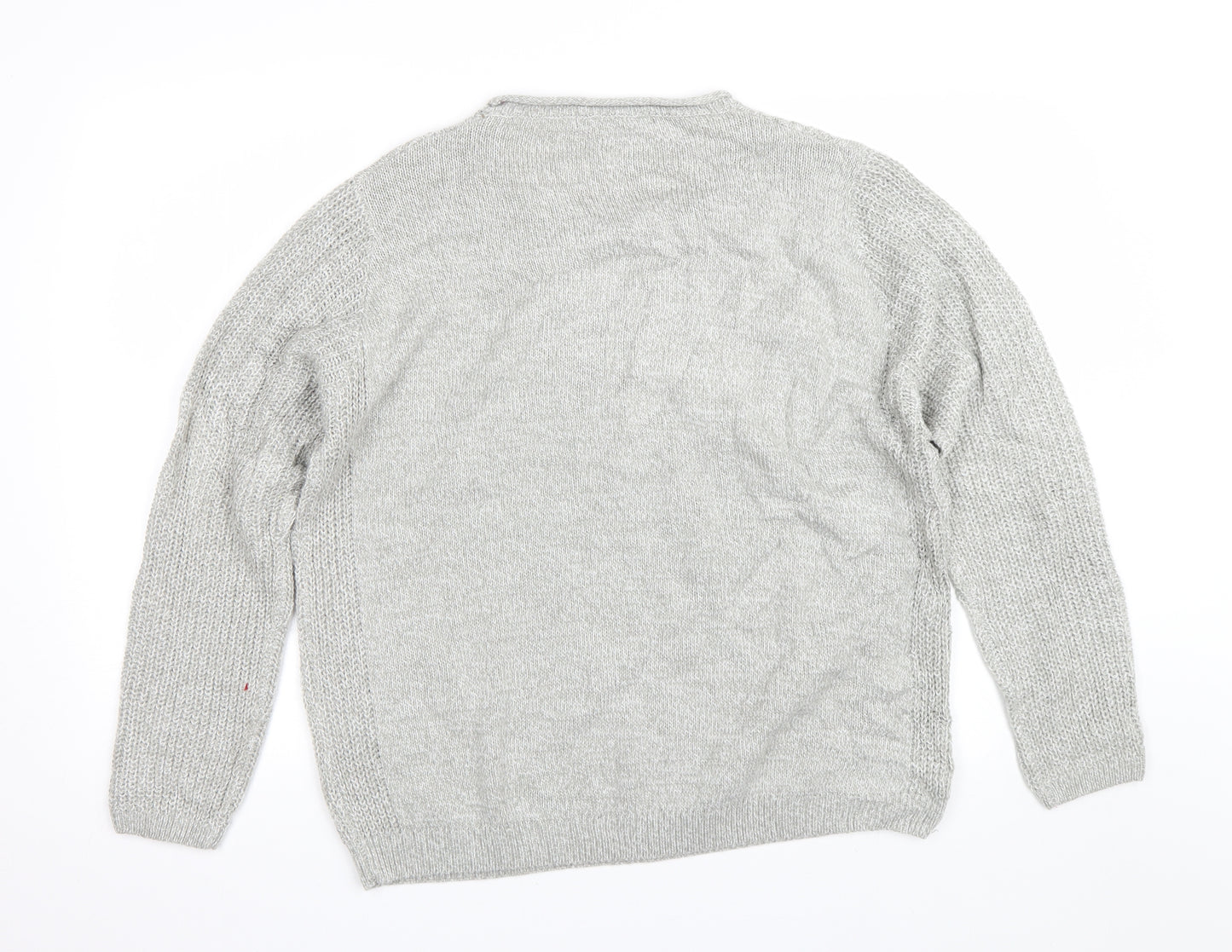 Isle Womens Grey   Pullover Jumper Size 18