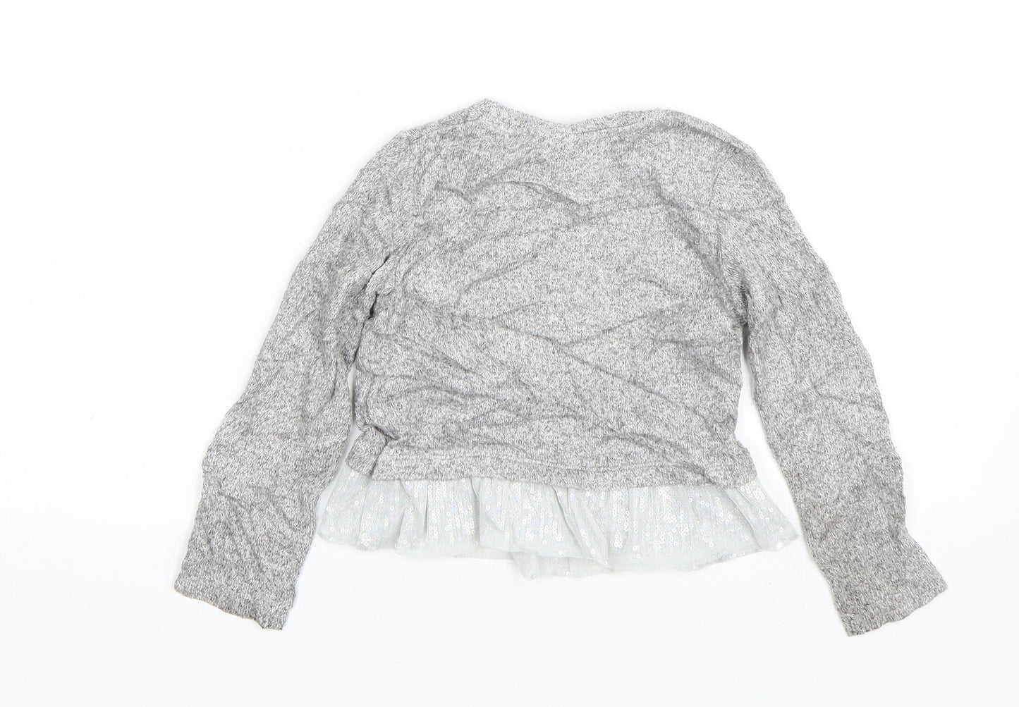 Disney Girls Grey   Pullover Jumper Size 3-4 Years  - Disney Princess