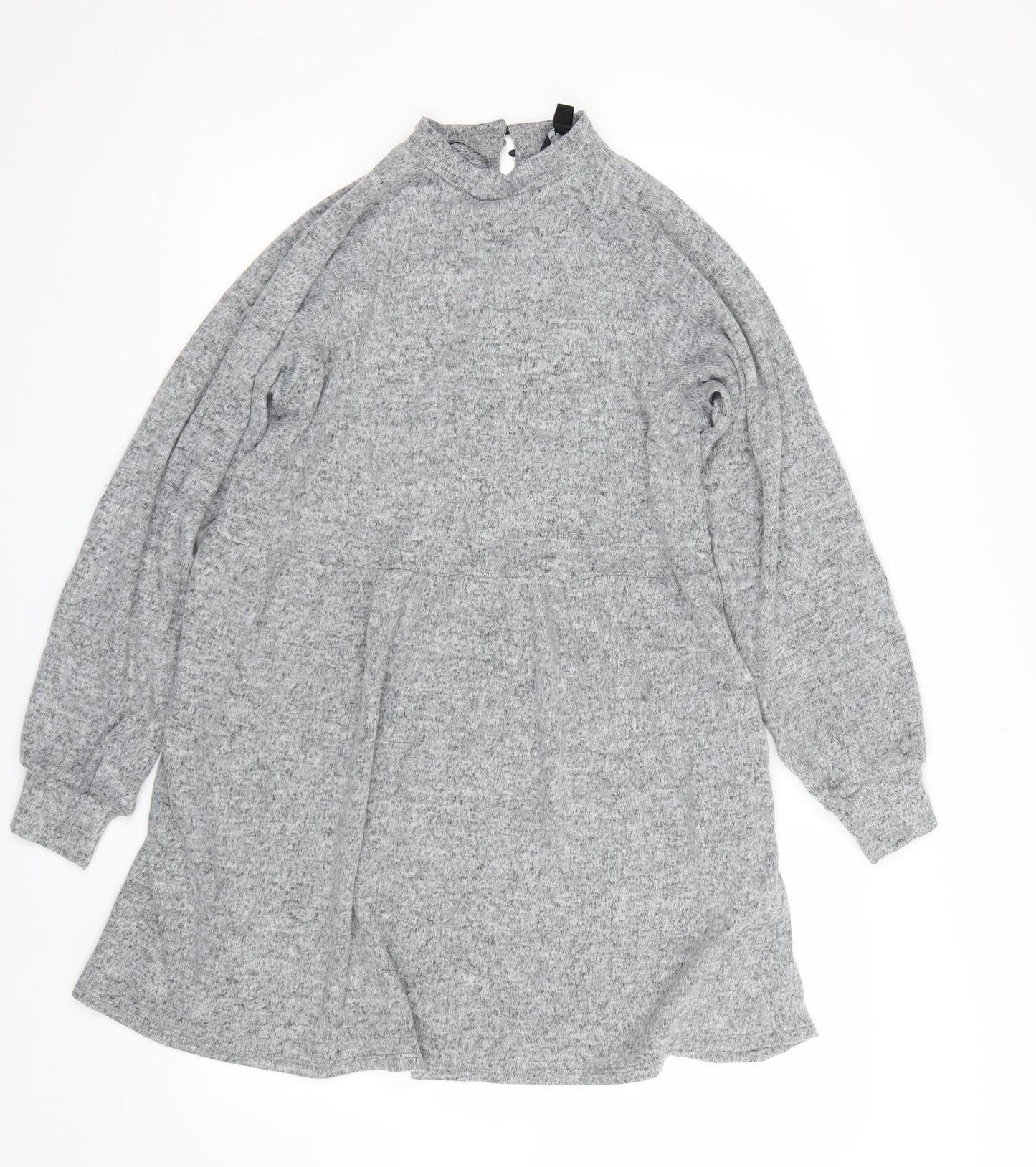 New Look Womens Grey   Jumper Dress  Size 10