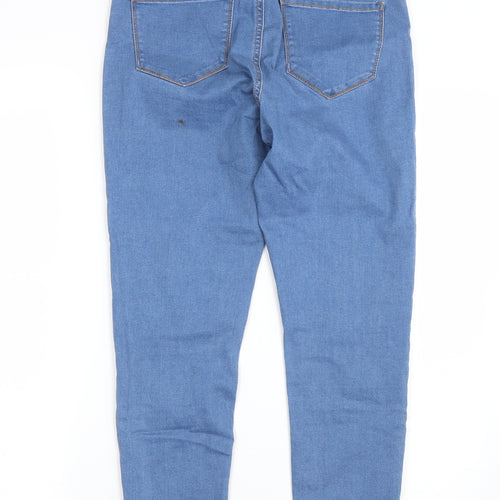 Primark Womens Blue  Denim Skinny Jeans Size 14 L25 in