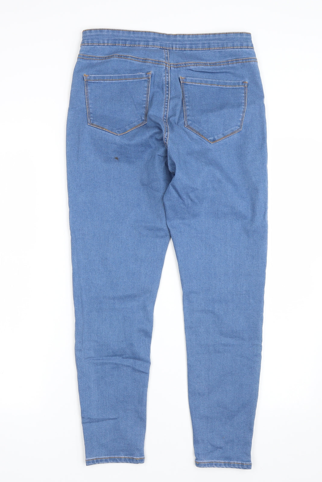 Primark Womens Blue  Denim Skinny Jeans Size 14 L25 in