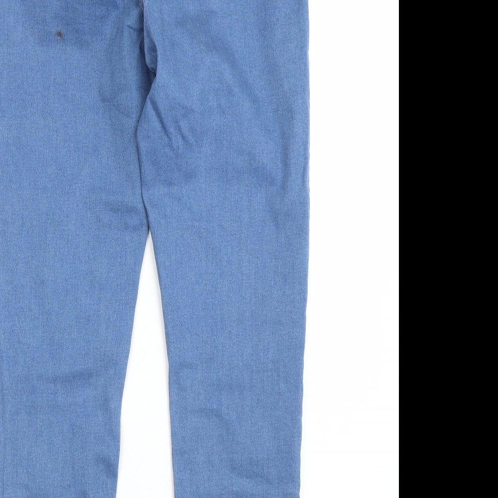 Primark Womens Blue  Denim Skinny Jeans Size 14 L25 in