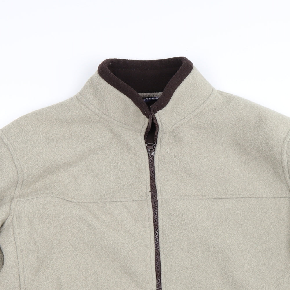 sarah hamilton Mens Beige   Full Zip Sweatshirt Size L