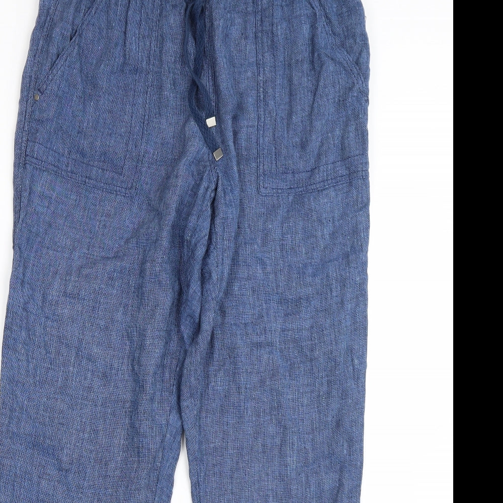 Nutmeg Womens Blue   Trousers  Size 12 L26 in