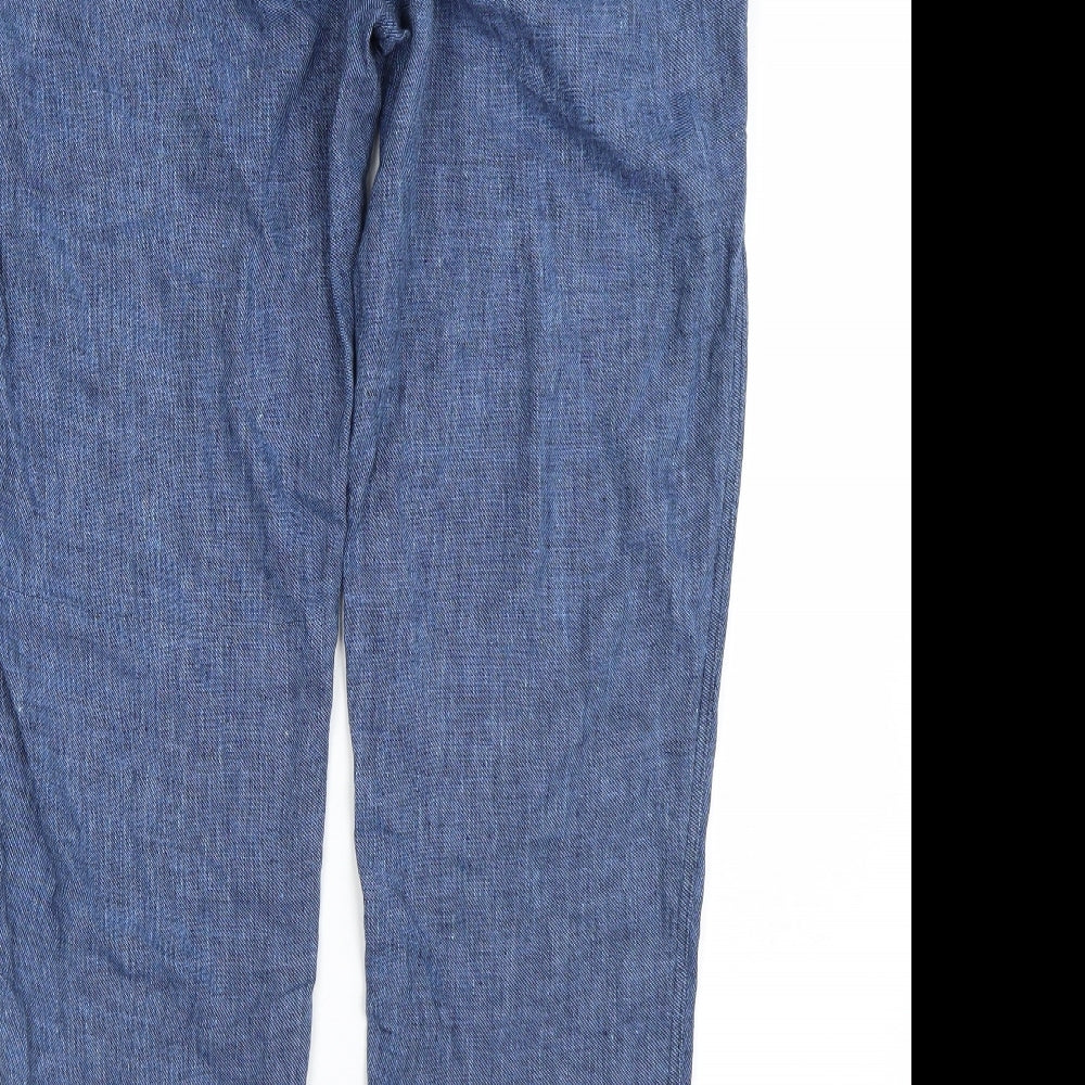 Nutmeg Womens Blue   Trousers  Size 12 L26 in