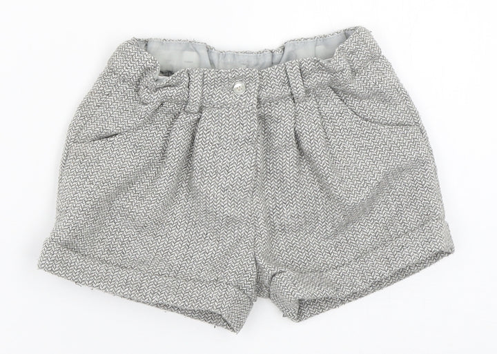 F&F Girls Grey   Hot Pants Shorts Size 4-5 Years