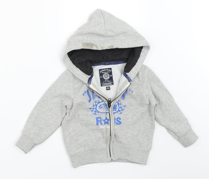 Japan Rags Boys Grey Jacket Size 12 Months