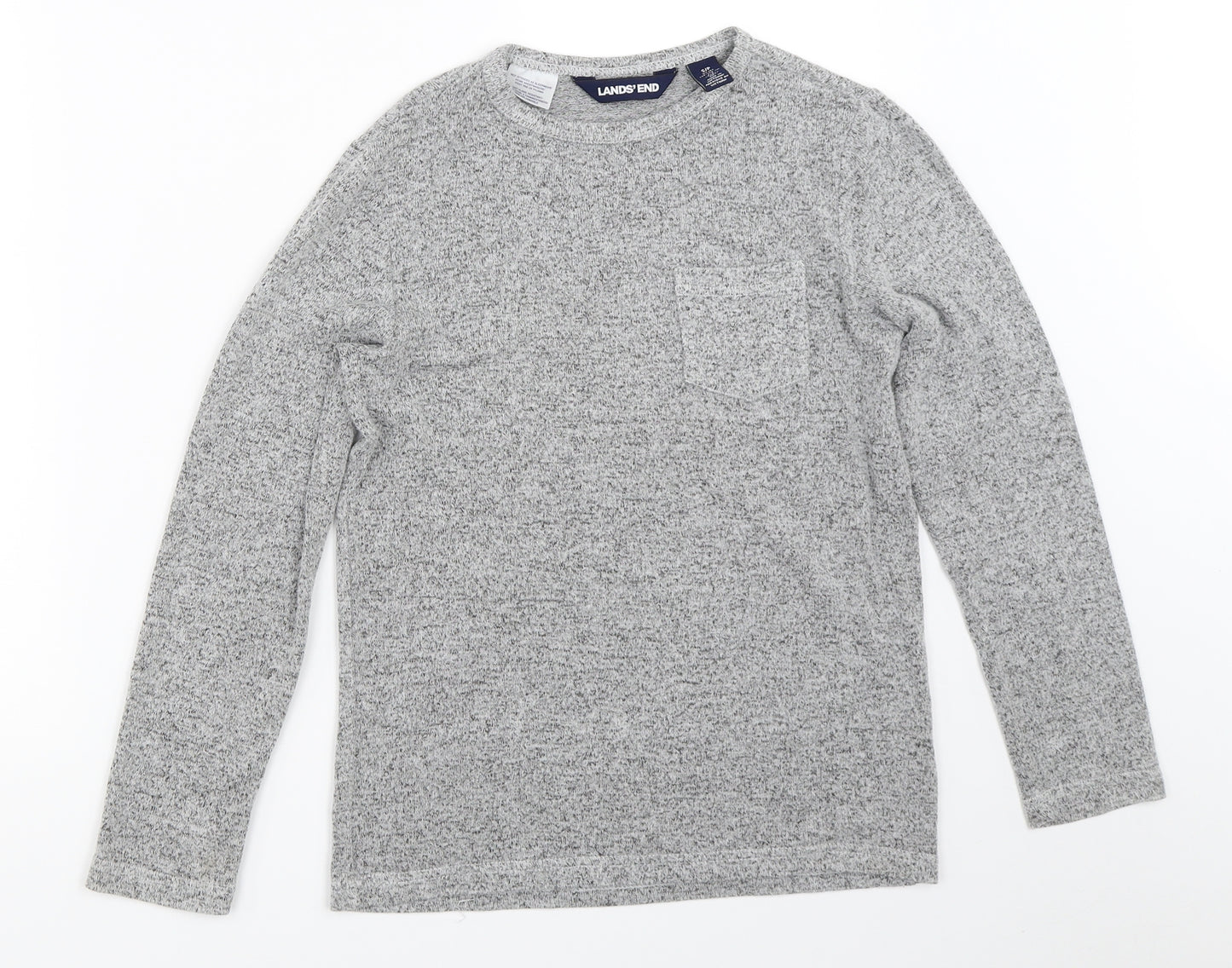 Lands' End Girls Grey   Pullover Jumper Size 8-9 Years