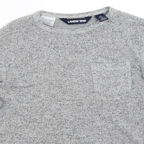 Lands' End Girls Grey   Pullover Jumper Size 8-9 Years