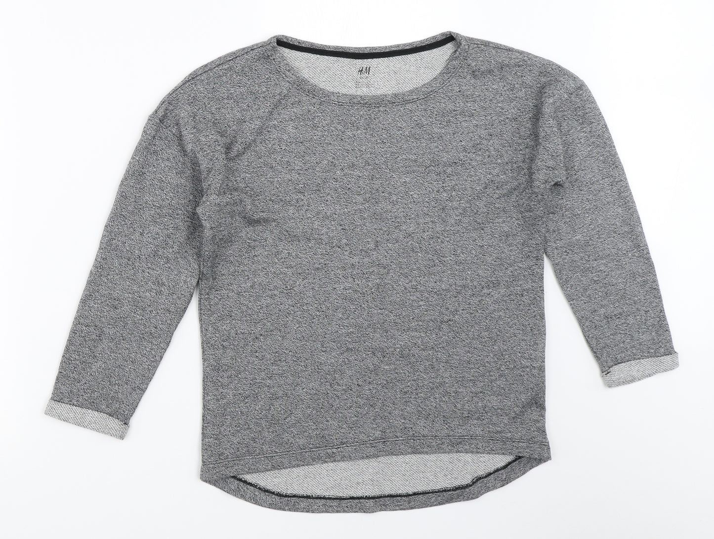 H&M Girls Grey   Pullover Jumper Size 11-12 Years