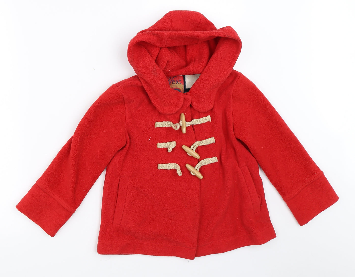 NEXT Girls Red   Basic Coat Coat Size 6 Years