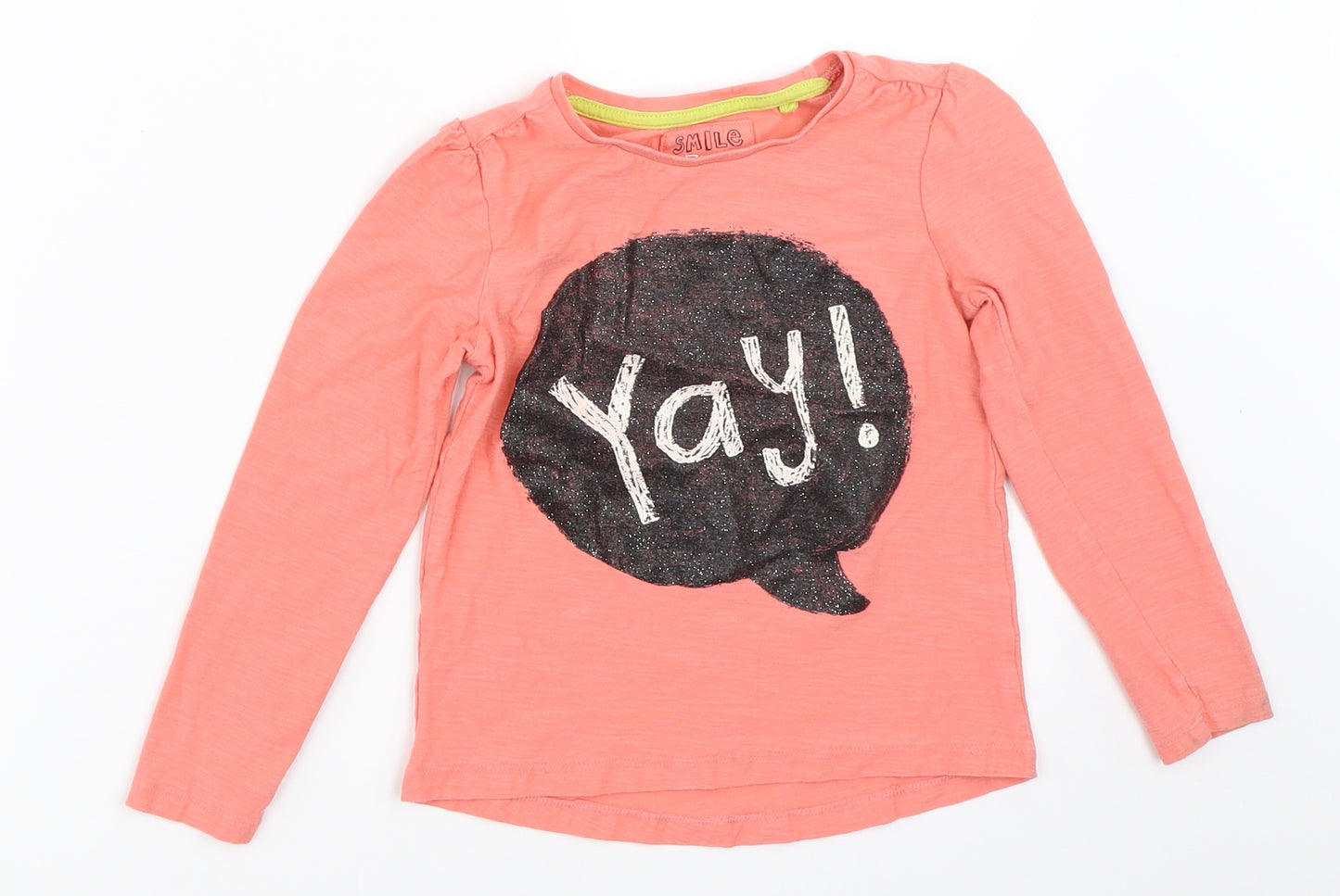 TU Girls Pink   Basic T-Shirt Size 4-5 Years