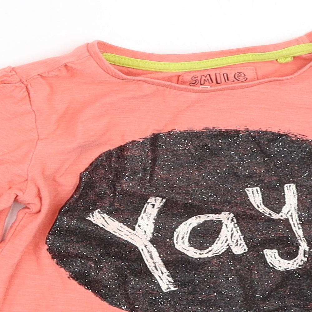 TU Girls Pink   Basic T-Shirt Size 4-5 Years